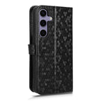 Custodia per telefono in pelle con trama a nido d'ape, For Samsung Galaxy S25+ 5G, For Samsung Galaxy S25 Ultra 5G
