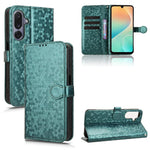 Custodia per telefono in pelle con trama a nido d'ape, For Samsung Galaxy S26 Ultra 5G, For Samsung Galaxy M36 5G, For Samsung Galaxy S25 FE 5G, For Samsung Galaxy S25 5G