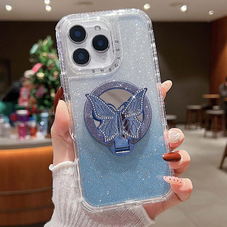 Custodia MagSafe con specchio glitter per iPhone 11 e 12