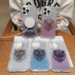 Custodia MagSafe con specchio glitter per iPhone 11 e 12