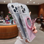 Custodia MagSafe con specchio glitter per iPhone 11 e 12