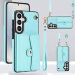 Custodia con slot per schede RFID e cordino per Samsung Galaxy S26+, S26 Ultra