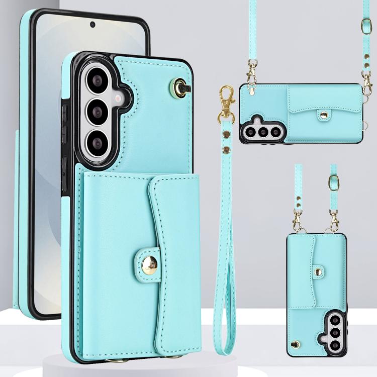 Custodia con slot per schede RFID e cordino per Samsung Galaxy S26+, S26 Ultra
