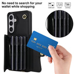 Custodia con slot per schede RFID e cordino per Samsung Galaxy S26+, S26 Ultra