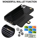 Custodia con slot per schede RFID e cordino per Samsung Galaxy S26+, S26 Ultra