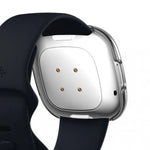 Custodia protettiva per PC con diamanti a doppia fila, For Fitbit Versa 3 / Versa Sense