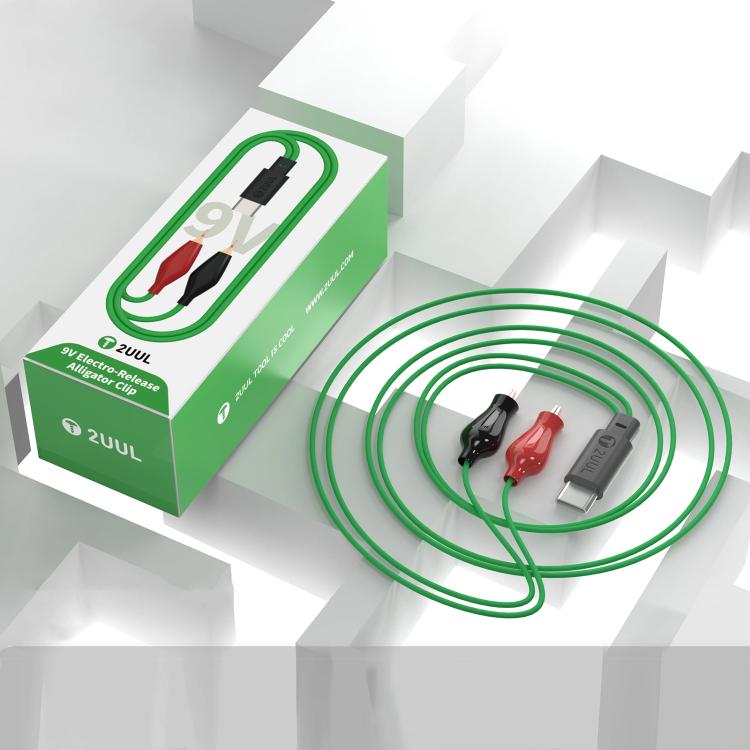Morsetto a coccodrillo 9V con rilascio elettrico PW03
