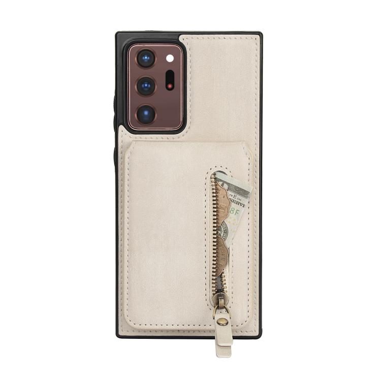 Custodia con cerniera e MagSafe in pelle per Samsung Galaxy Note20 Ultra e