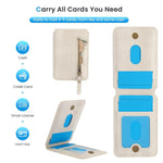Custodia con cerniera e MagSafe in pelle per Samsung Galaxy Note20 Ultra e
