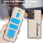 Custodia con cerniera e MagSafe in pelle per Samsung Galaxy Note20 Ultra e