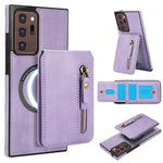 Custodia con cerniera e MagSafe in pelle per Samsung Galaxy Note20 Ultra e