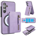 Custodia con cerniera e MagSafe in pelle per Samsung Galaxy S24 FE, Ultra e S24+