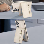Custodia con cerniera e MagSafe in pelle per Samsung Galaxy S24 FE, Ultra e S24+