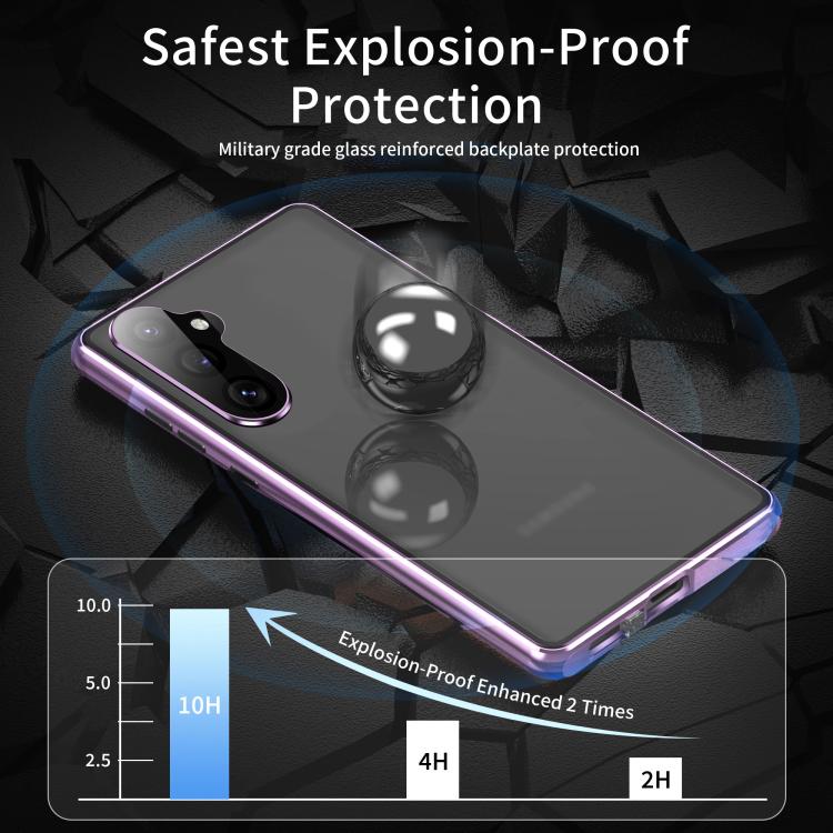 Custodia vetro temperato magnetica per Samsung Galaxy S24 FE 5G