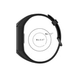 Cinturino in silicone con fibbia metallo per Honor Band 4