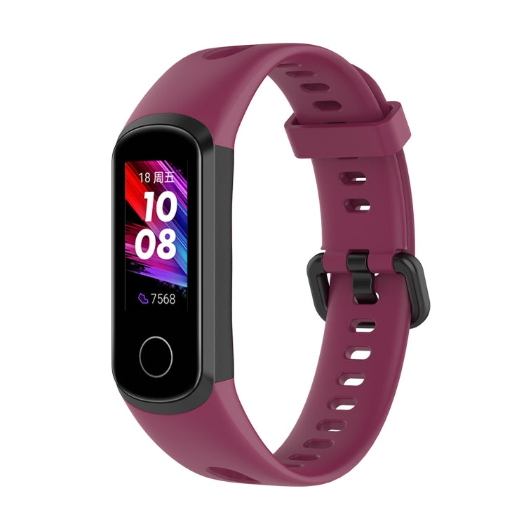 Cinturino in silicone con fibbia metallo per Honor Band 4