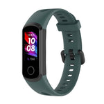 Cinturino in silicone con fibbia metallo per Honor Band 4