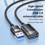 Cavo prolunga USB 2.0 1,5 m Yesido GS26 480Mbps