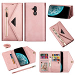 Custodia pelle flip orizzontale con cerniera per Huawei Mate 20 Lite / Maimang 7