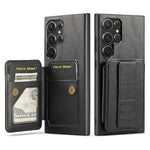 Custodia con porta carte in pelle per Samsung Galaxy S25+ e S25 Ultra 5G