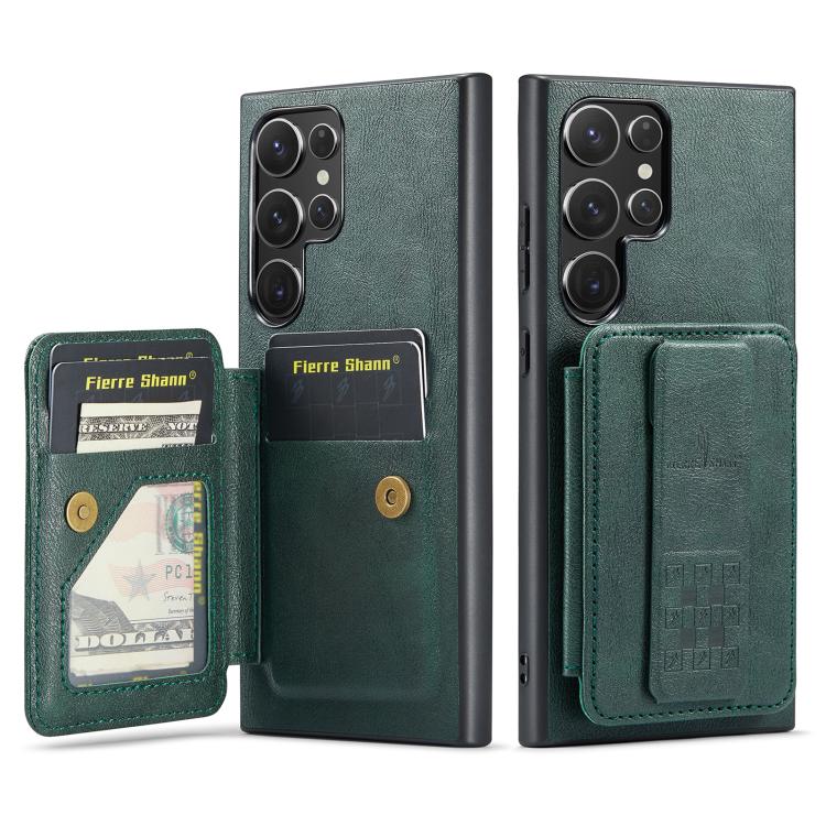 Custodia con porta carte in pelle per Samsung Galaxy S25+ e S25 Ultra 5G