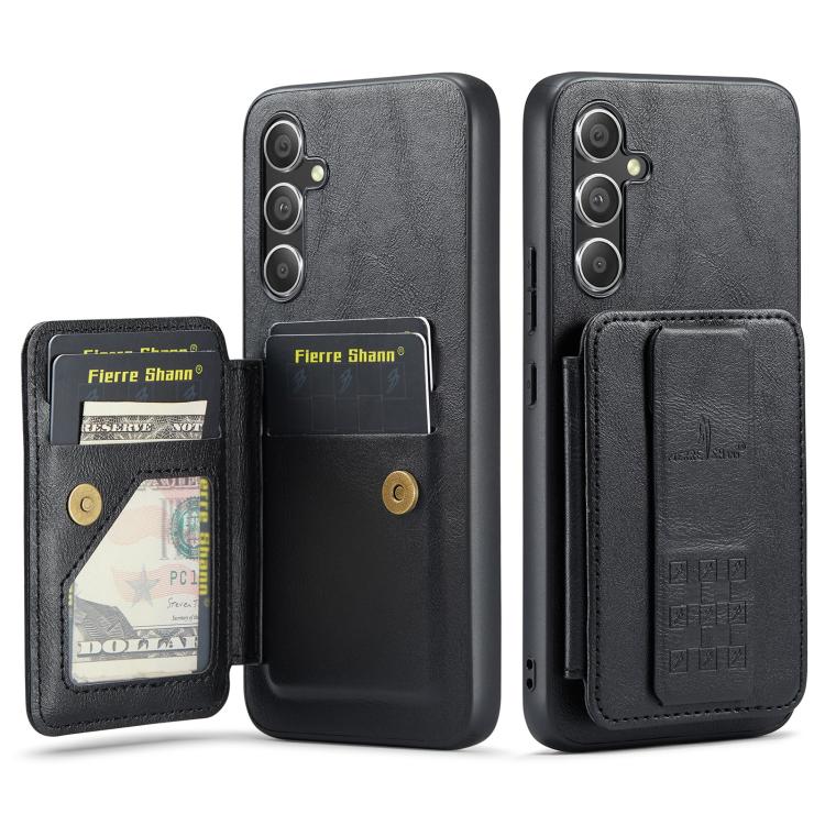 Custodia con porta carte in pelle per Samsung Galaxy S25+ e S25 Ultra 5G