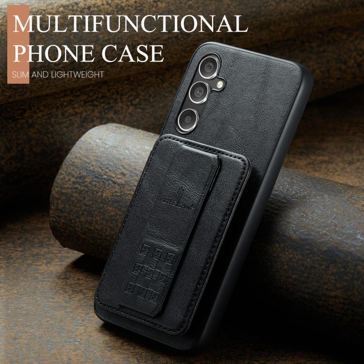 Custodia con porta carte in pelle per Samsung Galaxy S25+ e S25 Ultra 5G