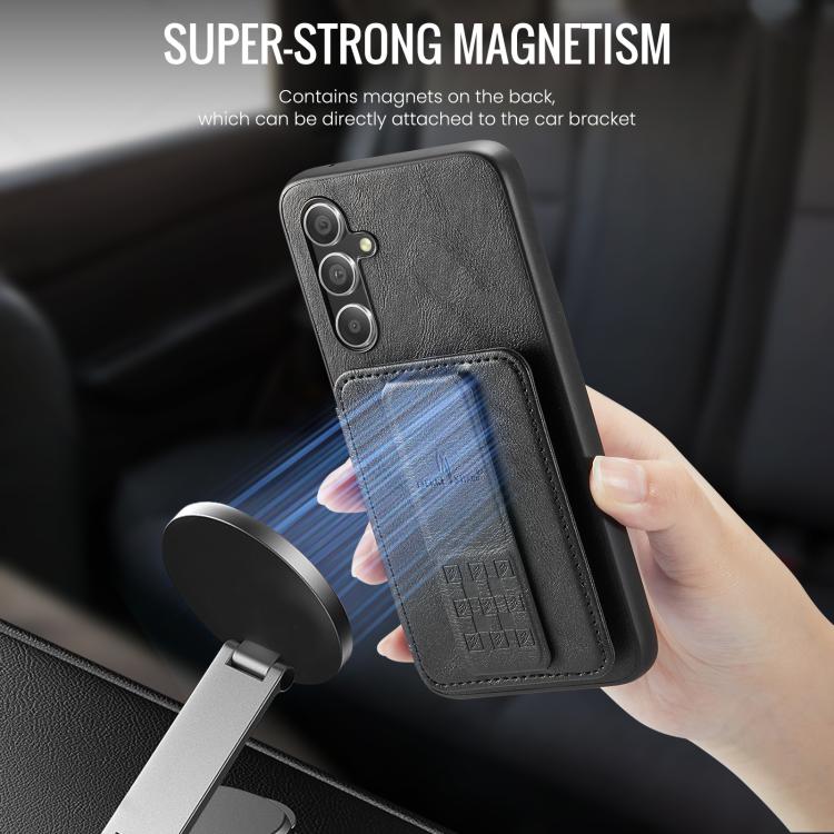 Custodia con porta carte in pelle per Samsung Galaxy S25+ e S25 Ultra 5G