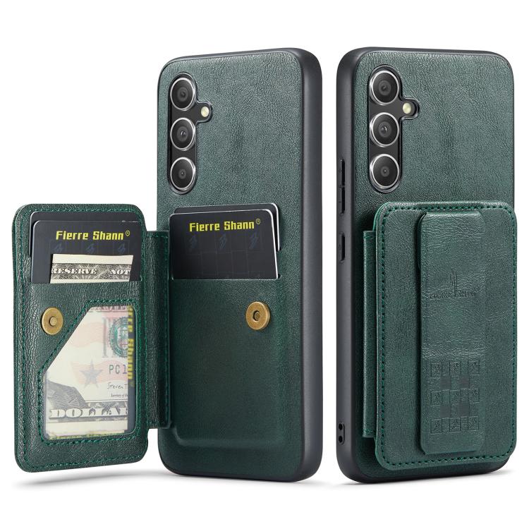 Custodia con porta carte in pelle per Samsung Galaxy S25+ e S25 Ultra 5G