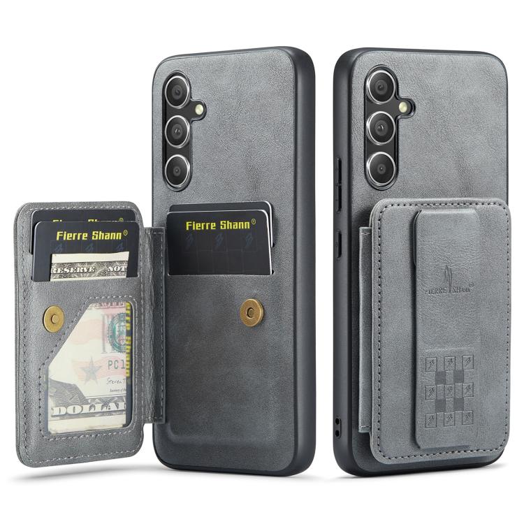 Custodia con porta carte in pelle per Samsung Galaxy S25+ e S25 Ultra 5G