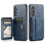Custodia con porta carte in pelle per Samsung Galaxy S25+ e S25 Ultra 5G
