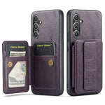 Custodia con porta carte in pelle per Samsung Galaxy S25+ e S25 Ultra 5G