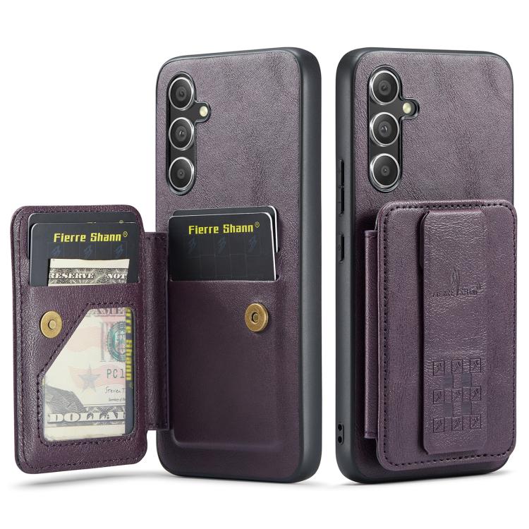 Custodia con porta carte in pelle per Samsung Galaxy S25+ e S25 Ultra 5G