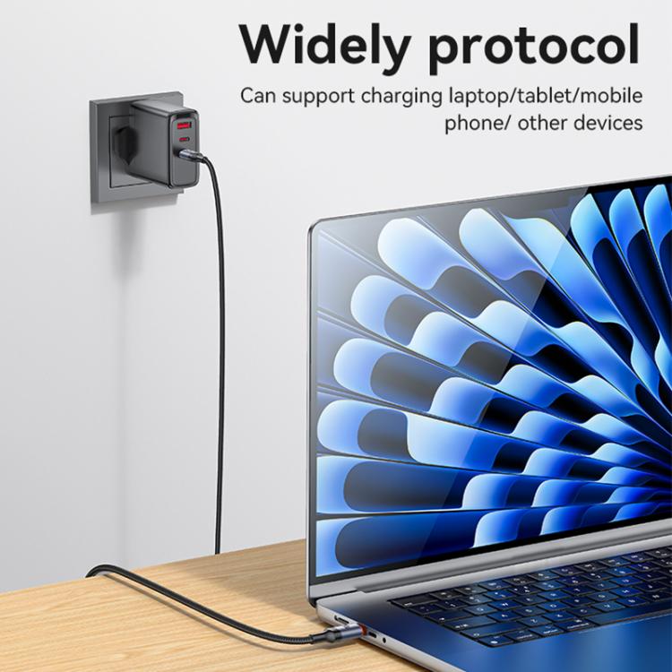 Cavo dati USB-C 240W 2m in lega di alluminio Yesido