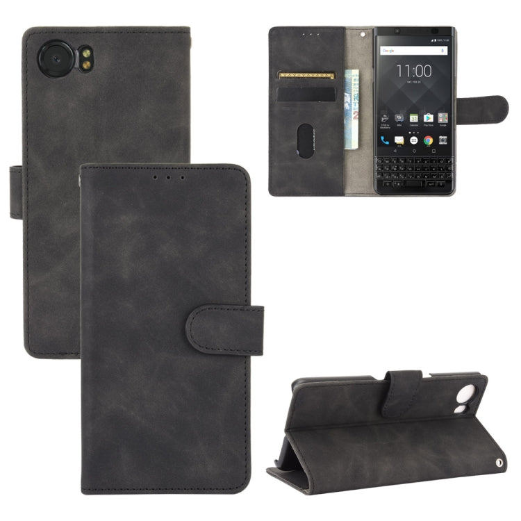 Custodia in pelle PU con fibbia magnetica e supporto per BlackBerry Keyone