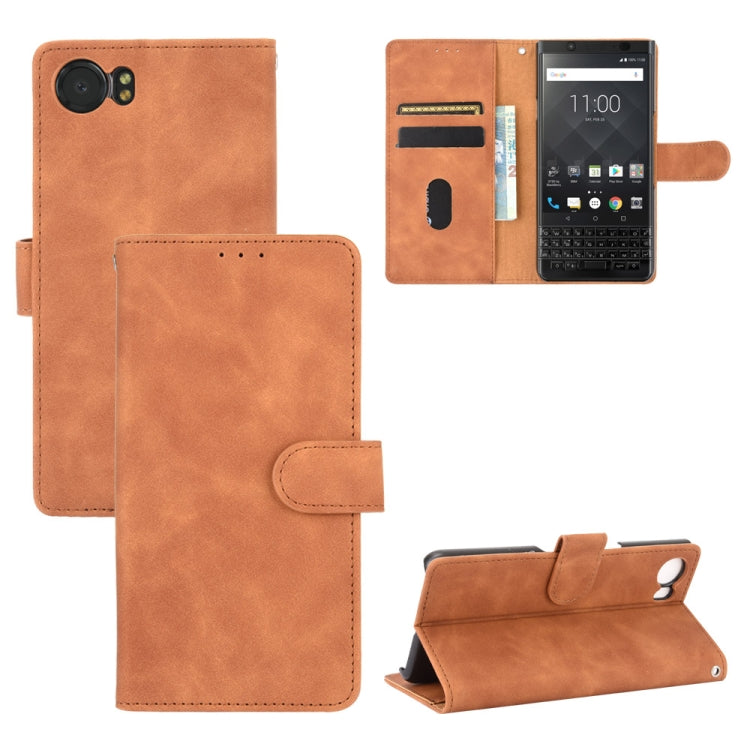 Custodia in pelle PU con fibbia magnetica e supporto per BlackBerry Keyone