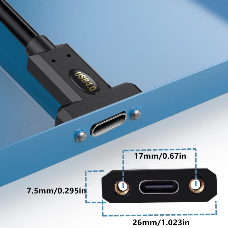 Cavo prolunga USB-C maschio a USB-C femmina 0,3-1,8m