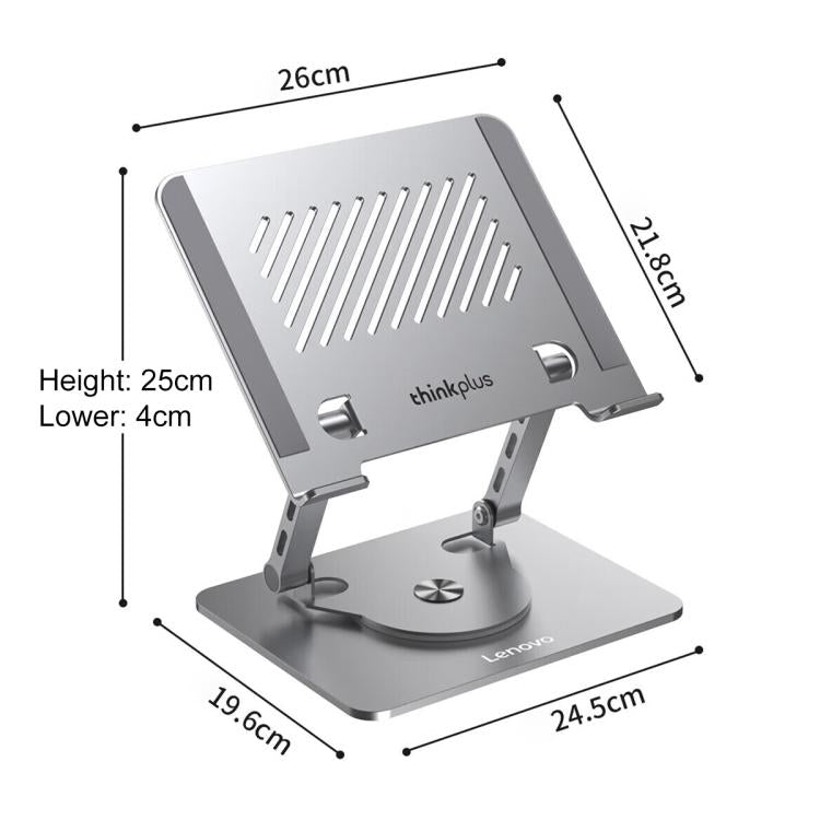 Supporto metallico per laptop Lenovo Thinkplus ZJA7 con rotazione