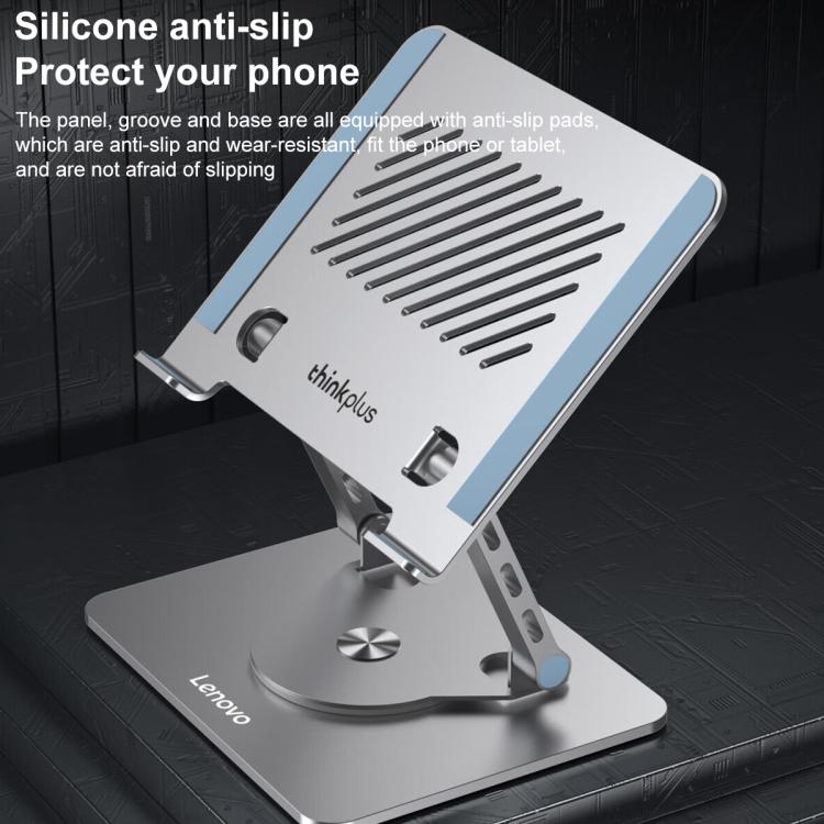 Supporto metallico per laptop Lenovo Thinkplus ZJA7 con rotazione