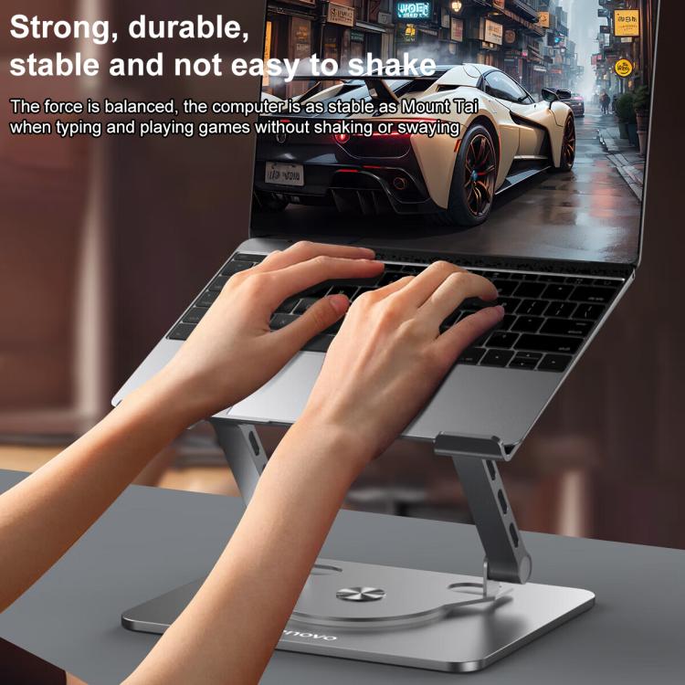 Supporto metallico per laptop Lenovo Thinkplus ZJA7 con rotazione