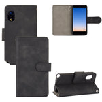 Custodia in pelle PU con fibbia magnetica e supporto per Kyocera Basio 4 KYV47