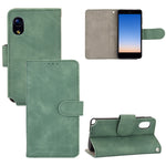 Custodia in pelle PU con fibbia magnetica e supporto per Kyocera Basio 4 KYV47