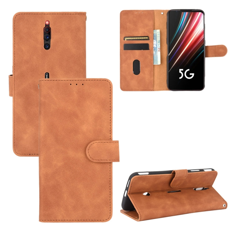 Custodia in pelle PU con supporto e slot per schede per ZTE A1 ZTG01 e Nubia Red