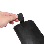 Custodia marsupio in pelle per smartphone 4.7-5.2 pollici nero