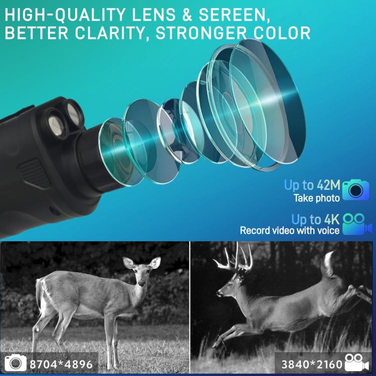 Monoculare NVG07S con schermo OLED 1,39" e visione notturna