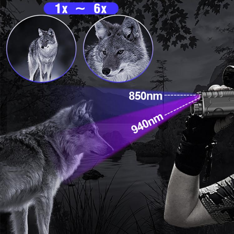 Monoculare NVG07S con schermo OLED 1,39" e visione notturna