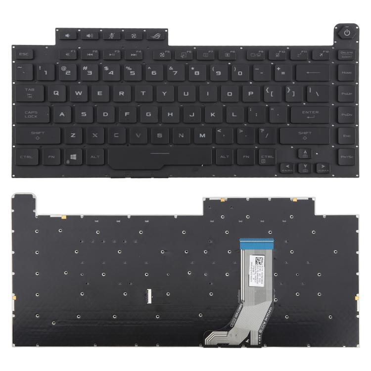 Tastiera di ricambio RGB USA per Asus ROG Strix G512, nera