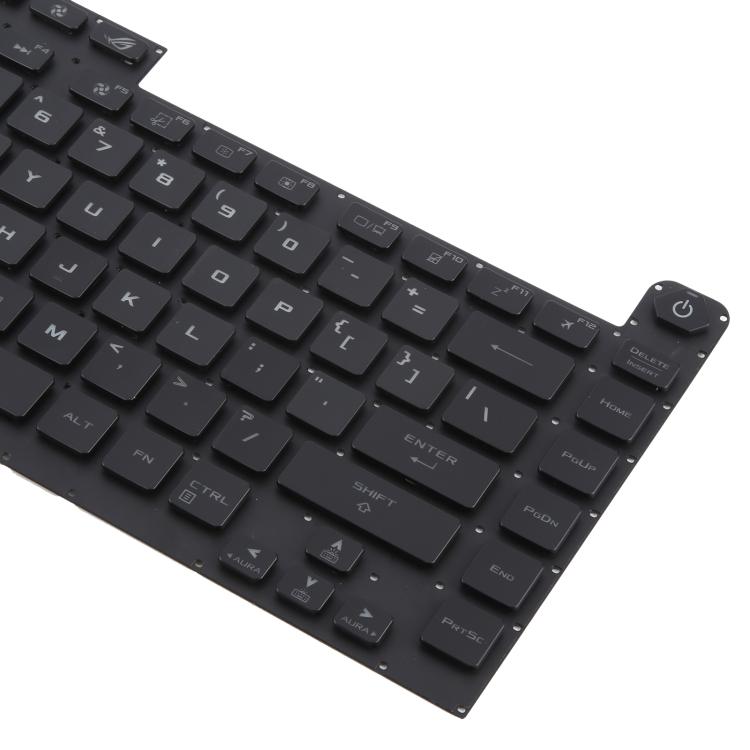 Tastiera di ricambio RGB USA per Asus ROG Strix G512, nera - immagine 4