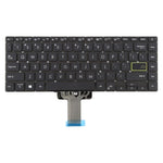 Tastiera USA nera per Asus VivoBook S14 X421 - immagine 2