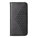 Custodia in pelle con texture a griglia cubica e chiusura magnetica per Galaxy